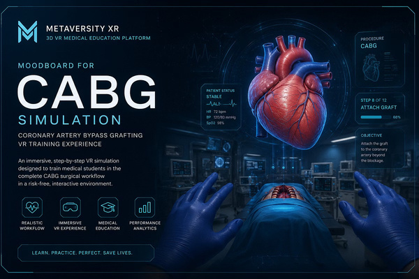 CABG mood board - coronary artery bypass