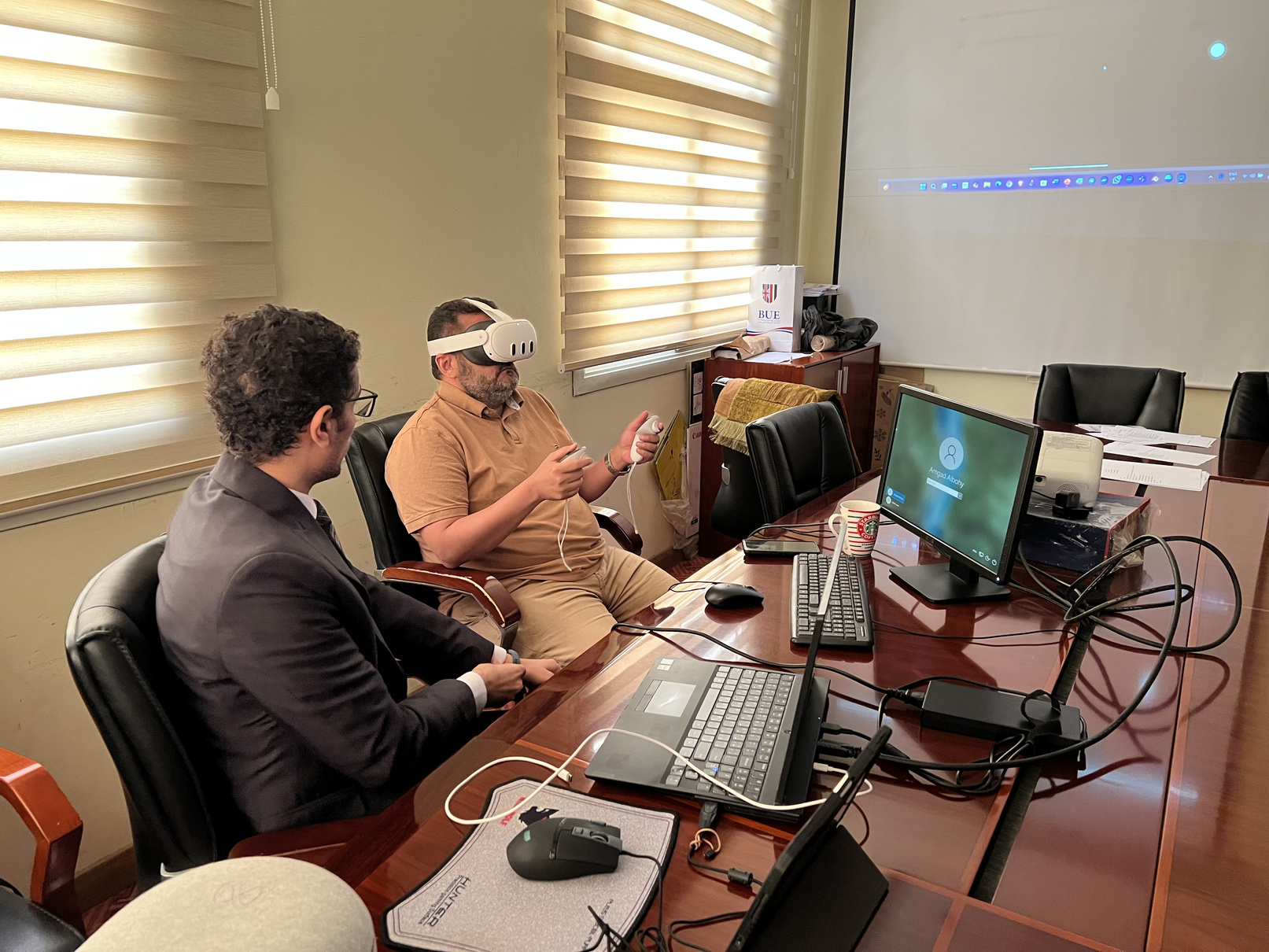 BUE VR session